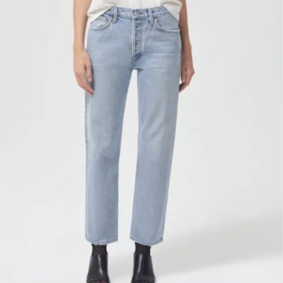 NWT Agolde Wyman Jean Low Rise Vintage Straight, Sz 27